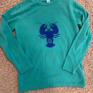Two bees cashmere lobster sweater L